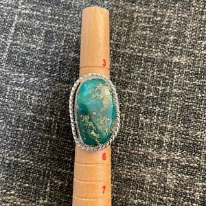 Turquoise Silver Ring from New Mexico